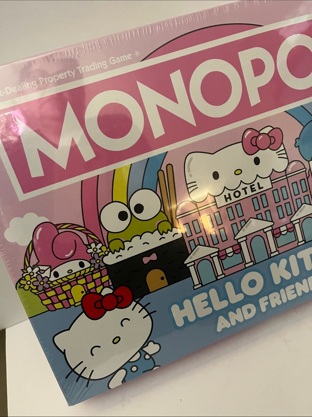 Hello Kitty Monopoly Board Game - Pink